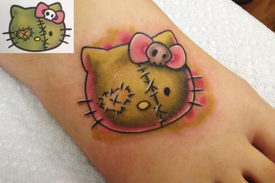 hello-kitty-tatuaggio-frankestein