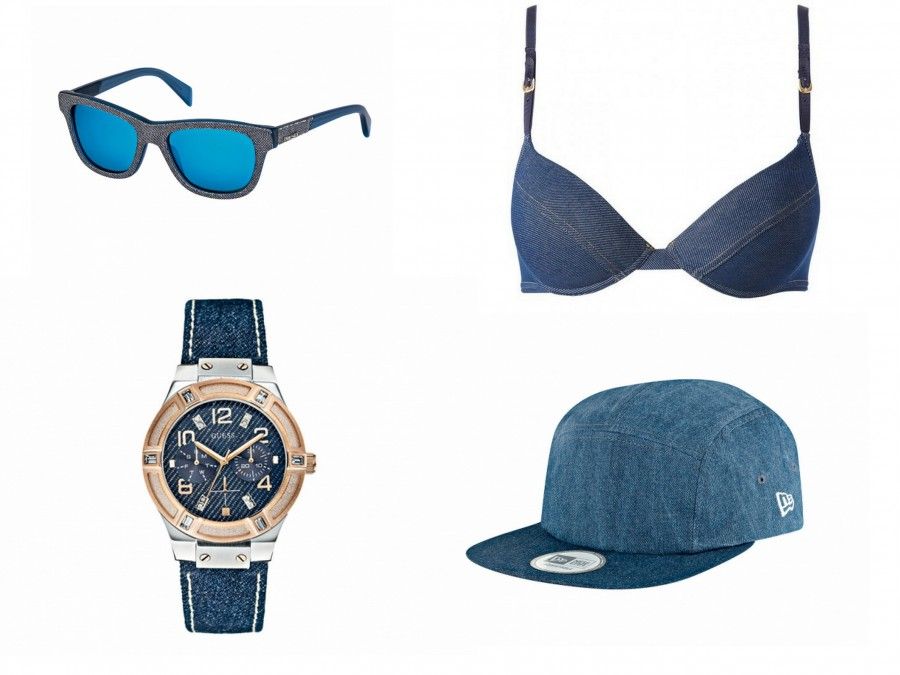 Occhiali Rayban, reggiseno Tezenis, Orologio Guess, Cappello New Era