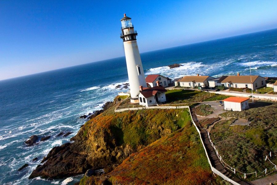 Pigeon Point Lighthouse Hostel, California Pacific Coast just south of San Francisco