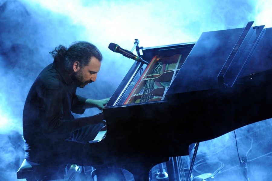 Italian jazz pianist Stefano Bollani 