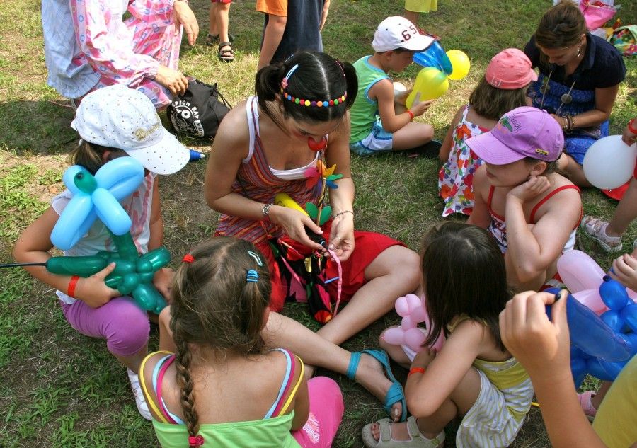 animazione per bambini in campeggio