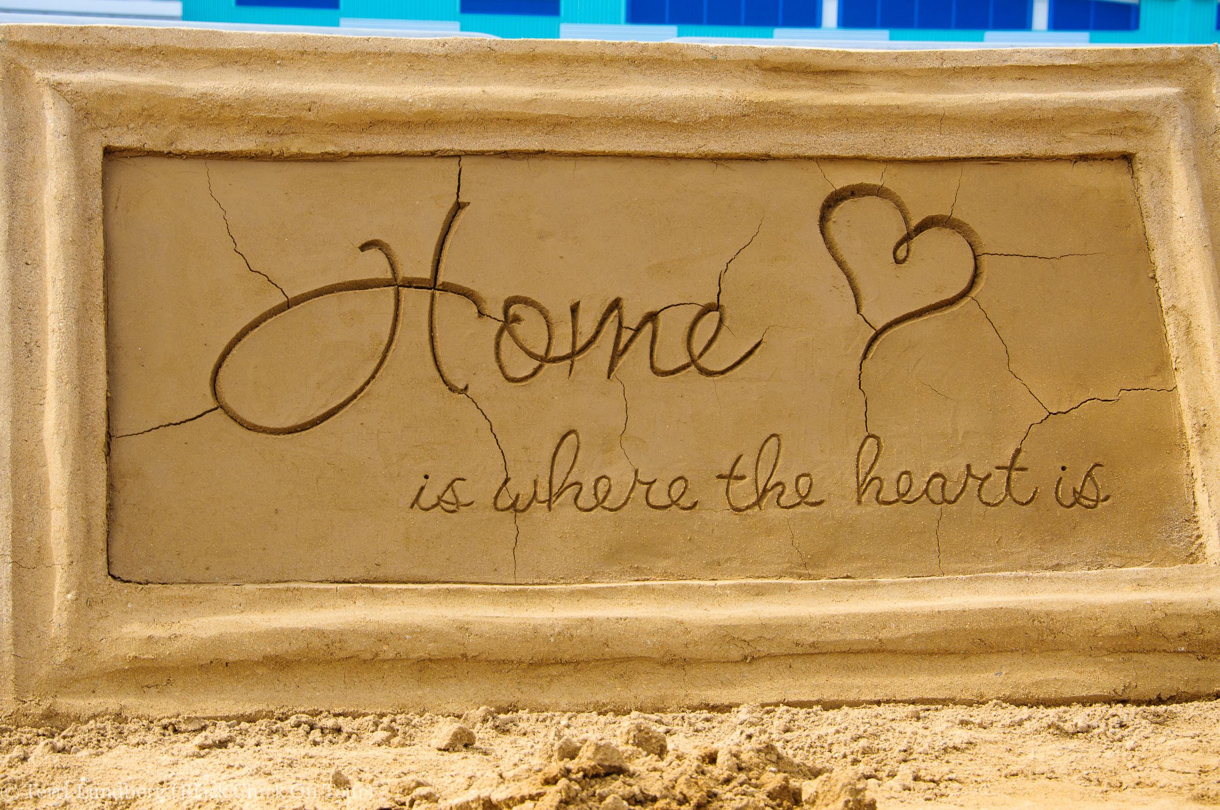 Come decorare casa con la sabbia raccolta al mare