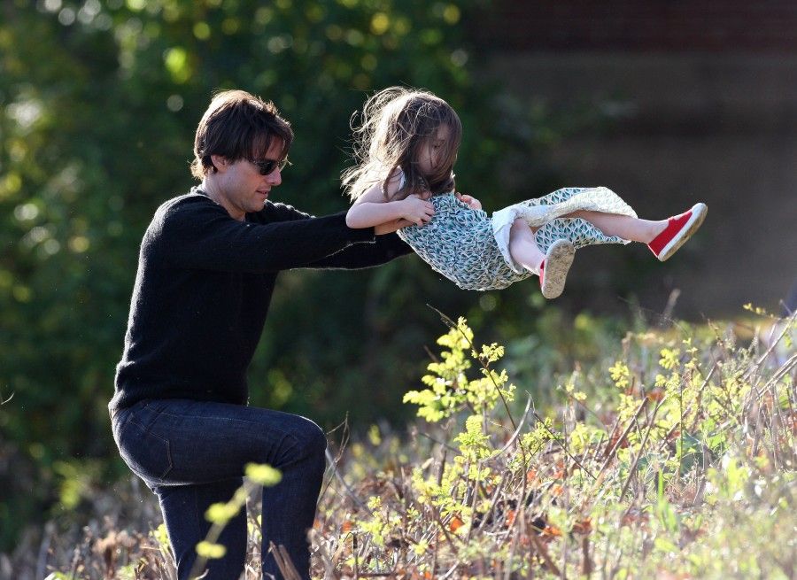 Tom Cruise e la piccola Suri