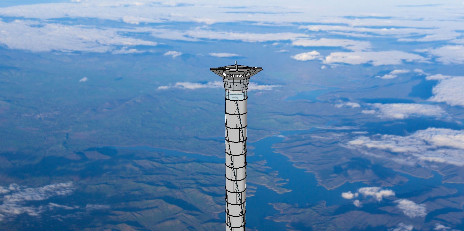 Una torre alta 20 chilometri per toccare il cielo
