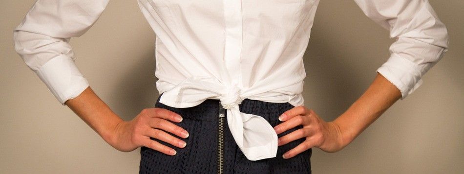 7 trucchi per indossare una maglietta troppo lunga