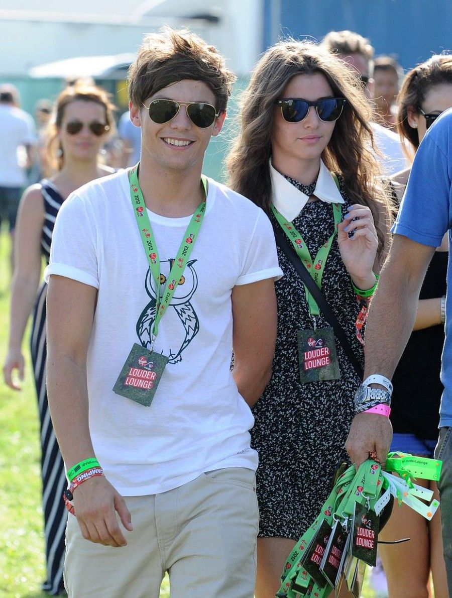 V Festival 2012- Louis Tomlinson, Eleanor Calder (1)