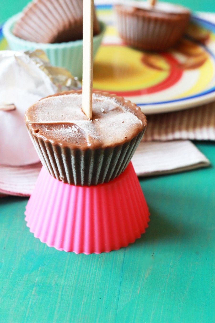 Banana e Nutella Popsicles