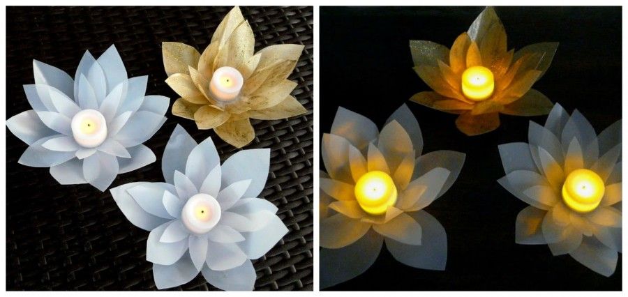 fiori di loto Collage