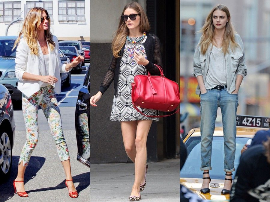 Causal look indossati da 3 maestre di stile: Gisele Bundchen, Olivia Palermo e Cara Delevingne