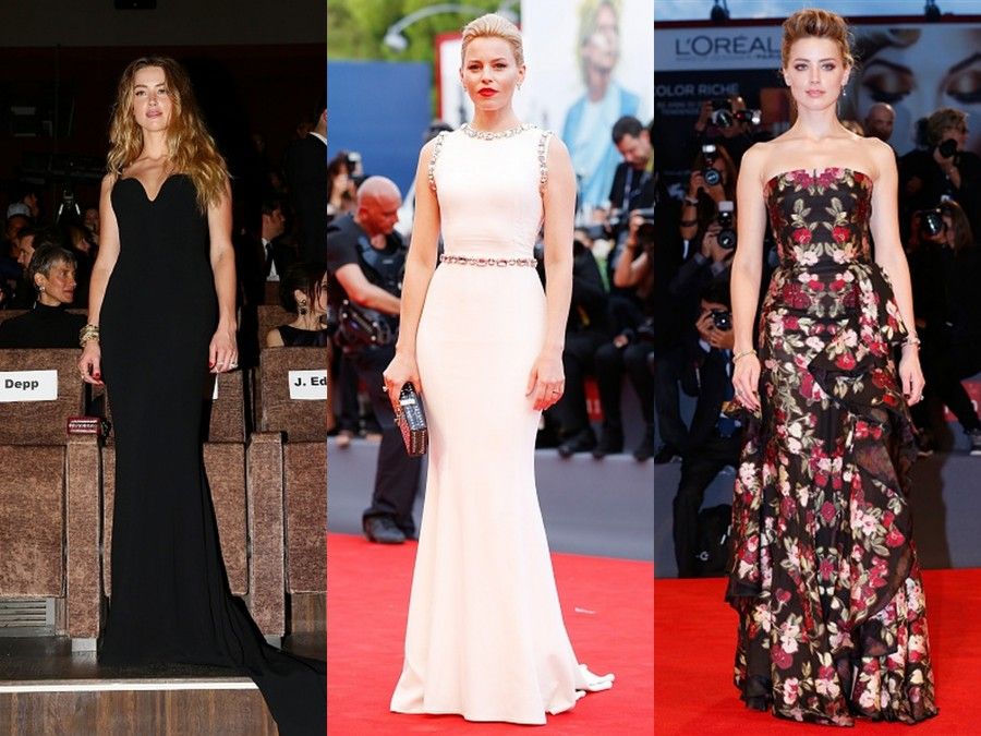 Amber Heart in Stella McCartney e Mc Queen e Elizabeth Banks in Dolce e Gabbana