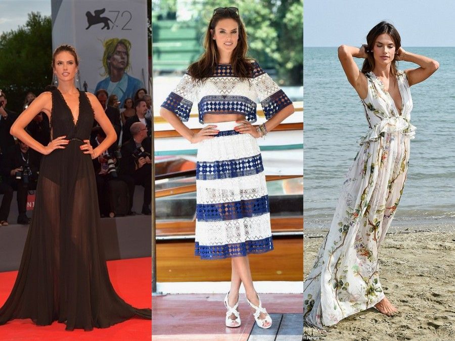 Alessandra Ambrosio in 3 splendidi look Philosophy