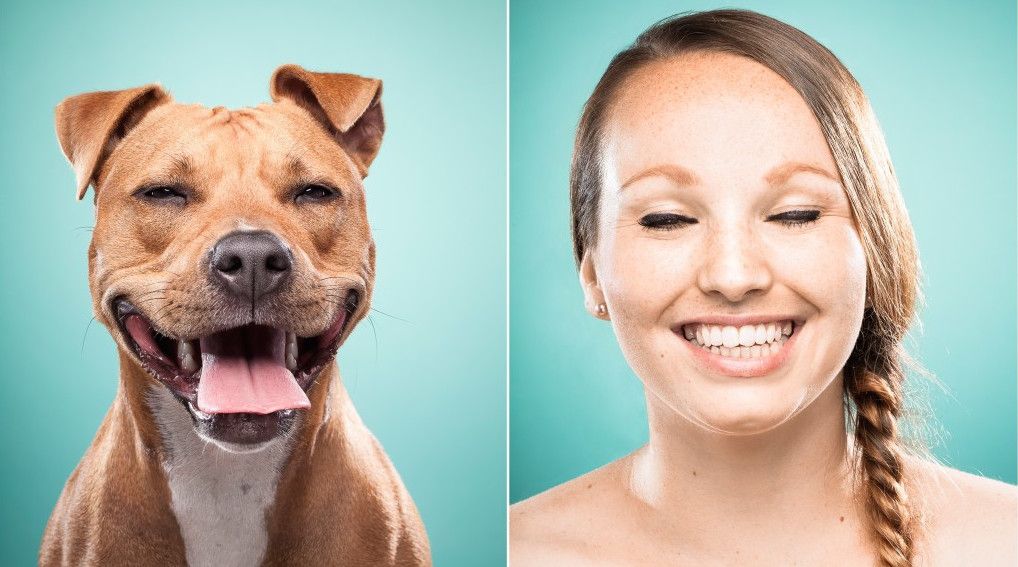 Ines Opifanti fotografa le somiglianze tra cane e padrone