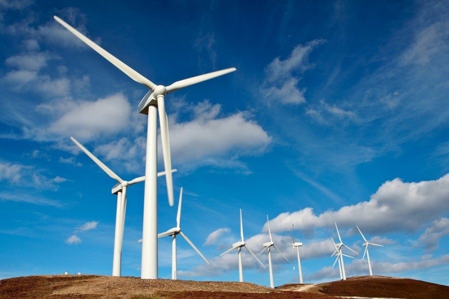 Wind turbine farm