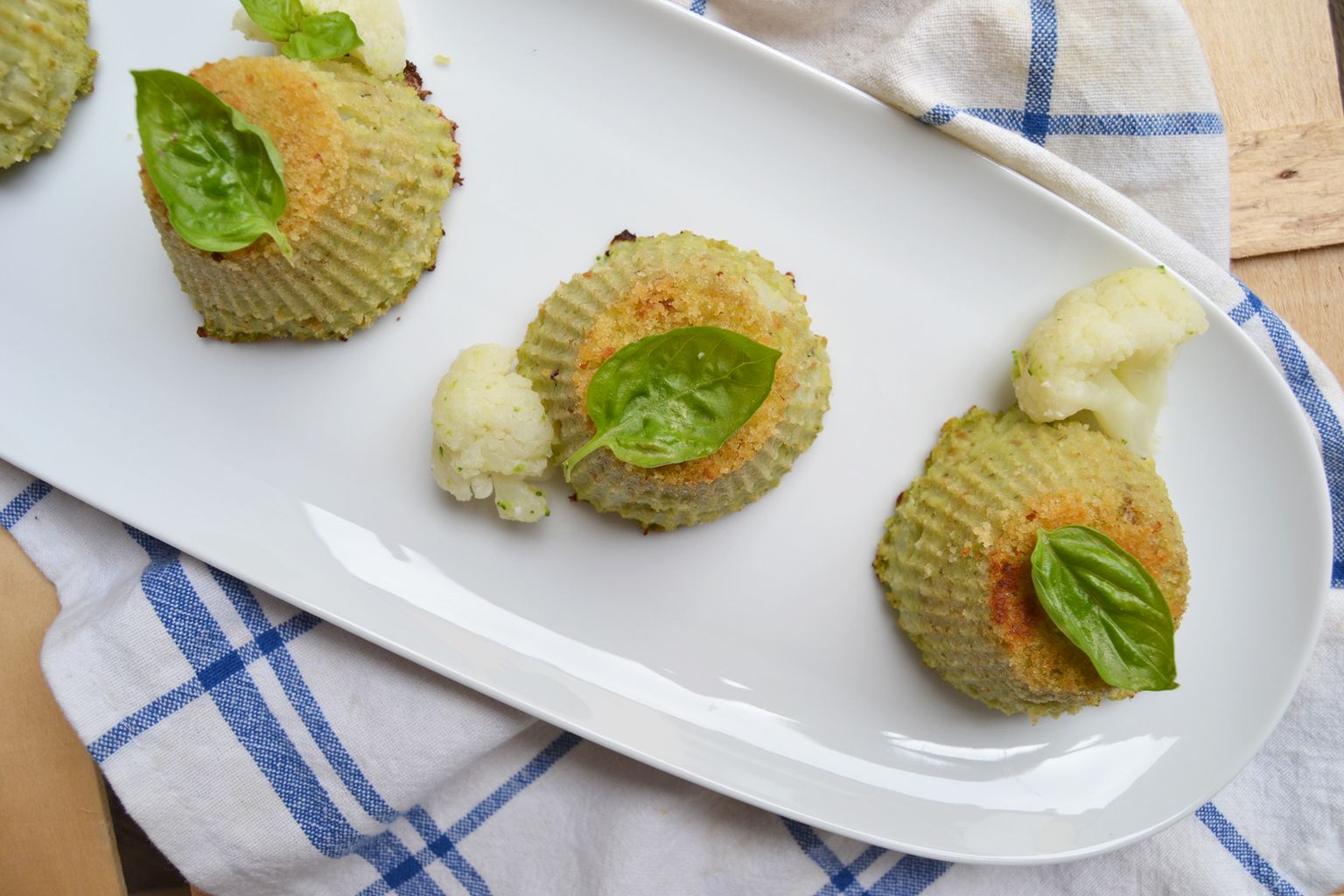 Sformatini di broccolo con cuore fondente