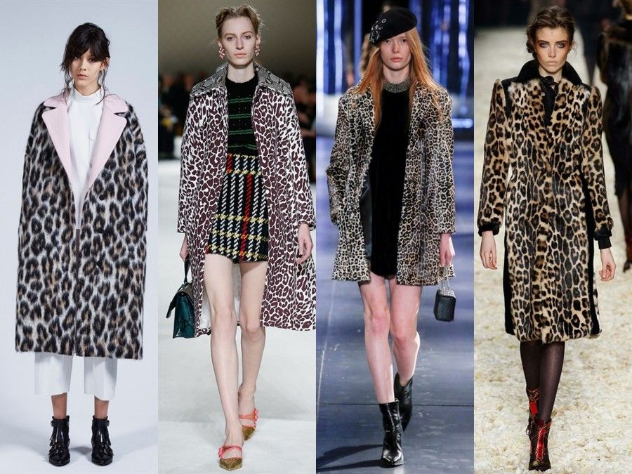 Cappotti maculati di MSGM, Miu Miu, Saint Laurent e Tom Ford