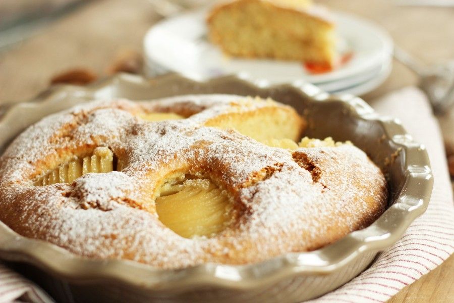 Torta alle mandorle e pere