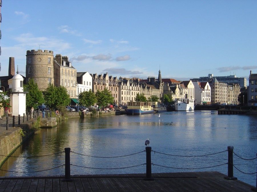 Il vecchio porto di Leith