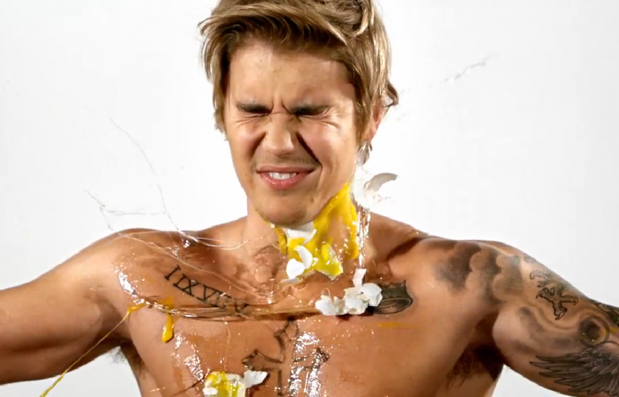 Justin Bieber e le uova