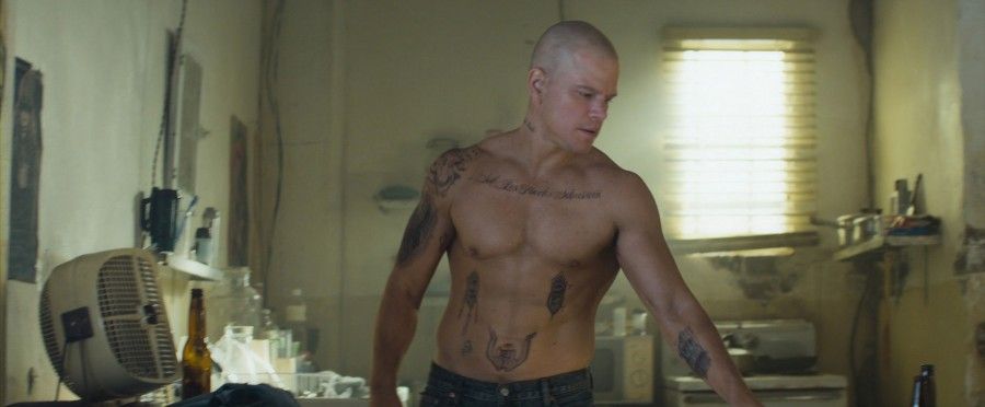 Matt Damon in una scena di Elysium