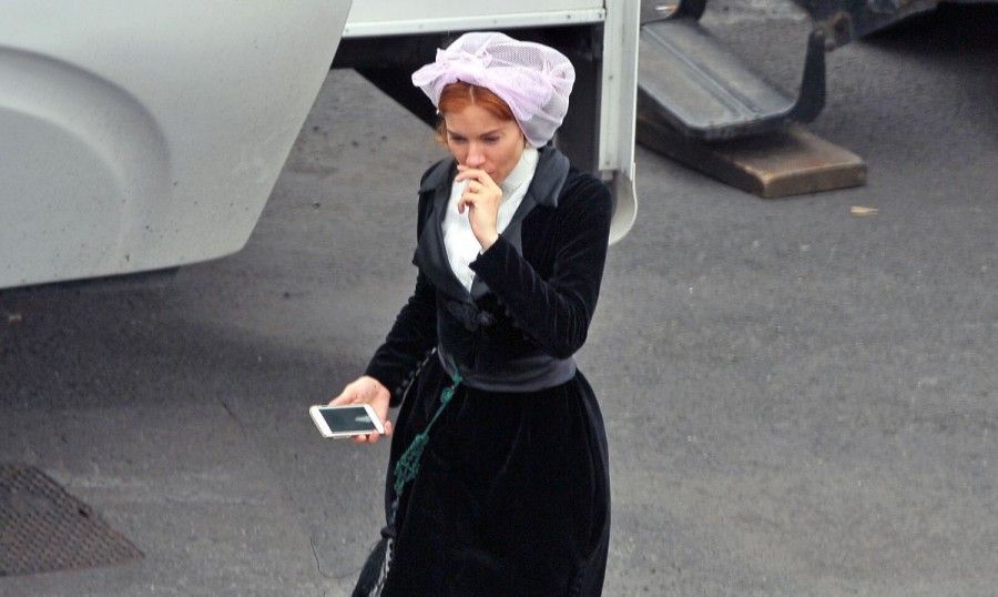 Sienna Miller sul set di The lost city of Z