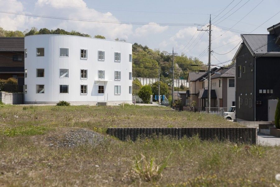 House in Hikone. Prefettura di Shiga