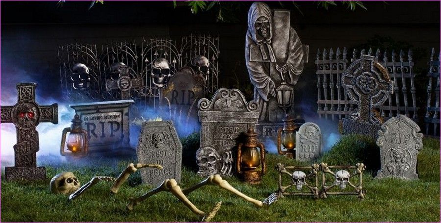 decorazioni-halloween-giardino-cimitero