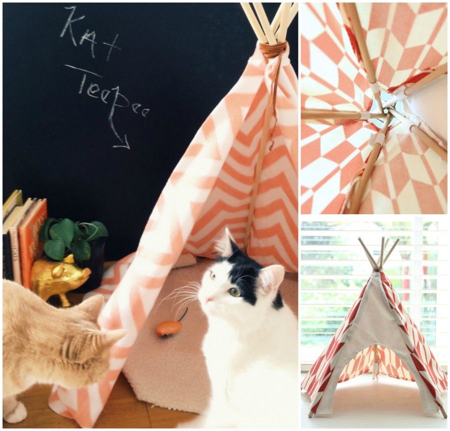 3 cat teepee