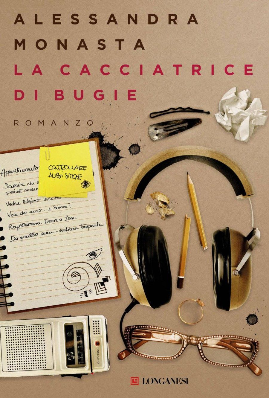 Cover di "La cacciatrice di Bugie" di Alessandra Monasta