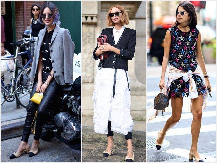 Alcune fashion icon con scarpe Chanel SlingBack 