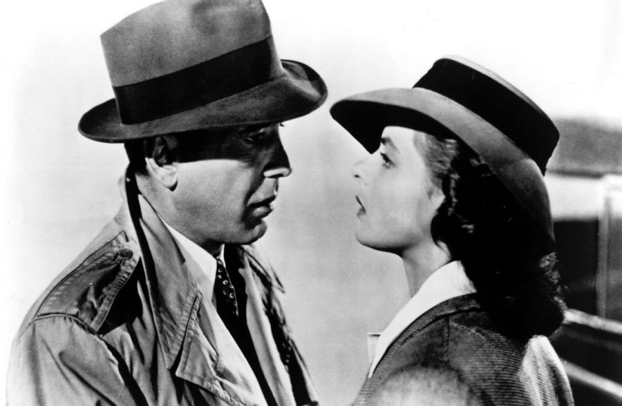 Humphrey Bogart e Ingrid Bergman in Casablanca