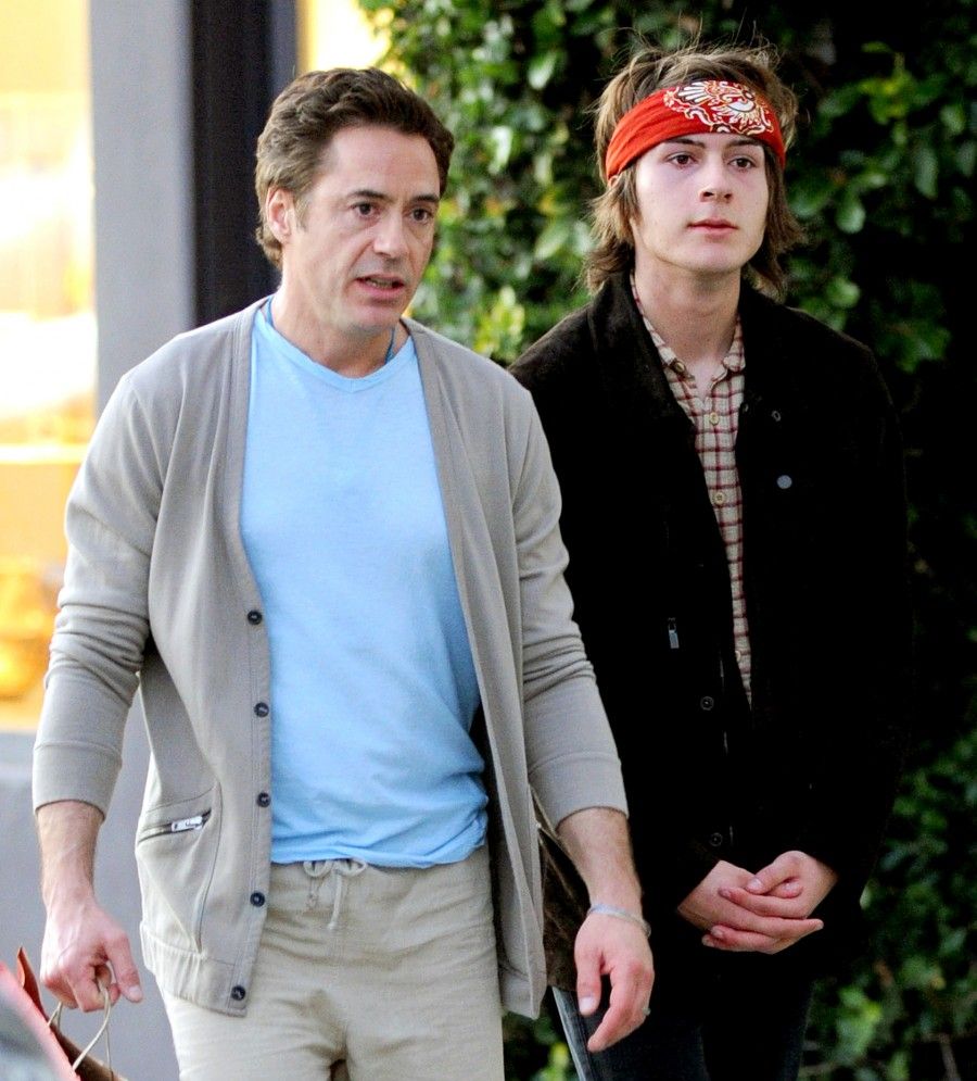 Robert Downey e il figlio Indio