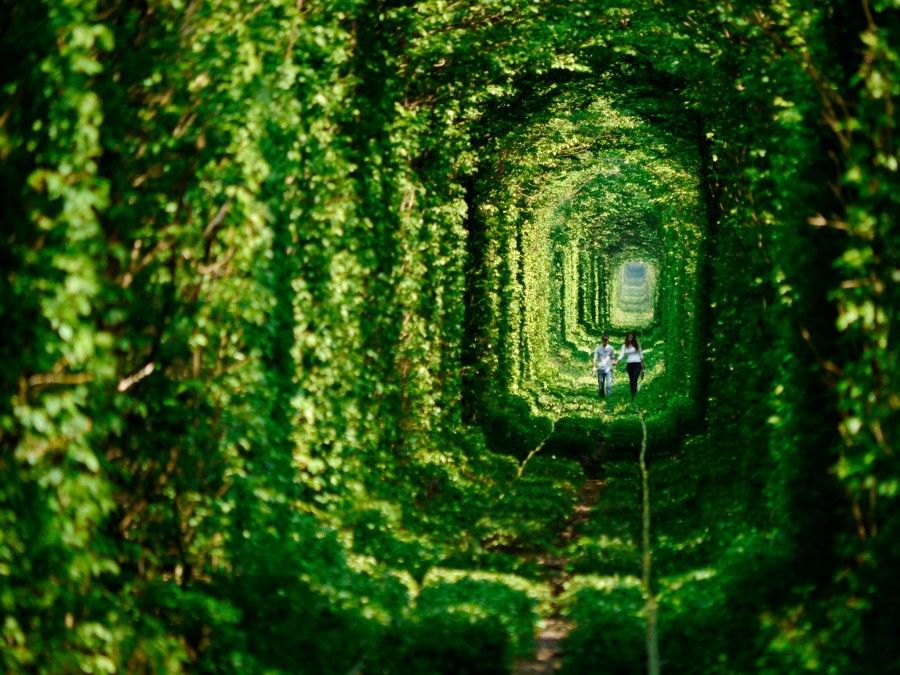 Tunnel of love in Ucraina