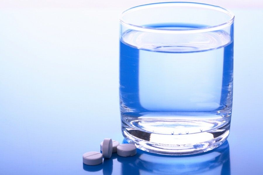 Water-and-aspirin