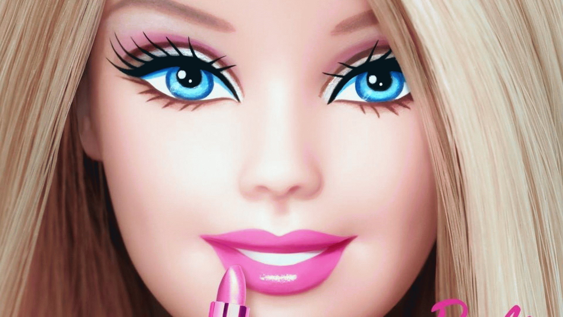 Il video tutorial make up per sembrare come Barbie