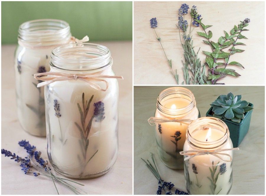 candle lavanda