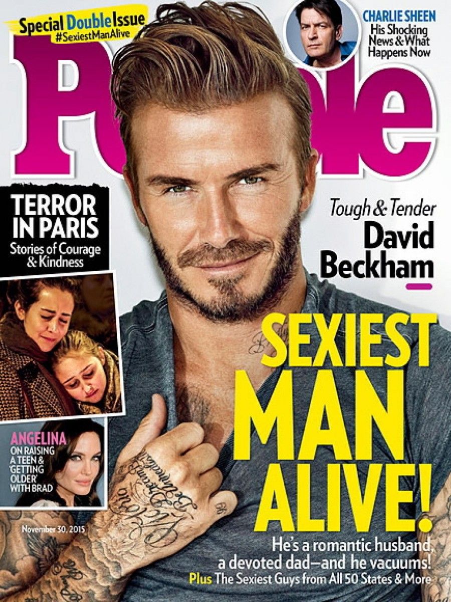 Beckham l'uomo più bello del mondo
