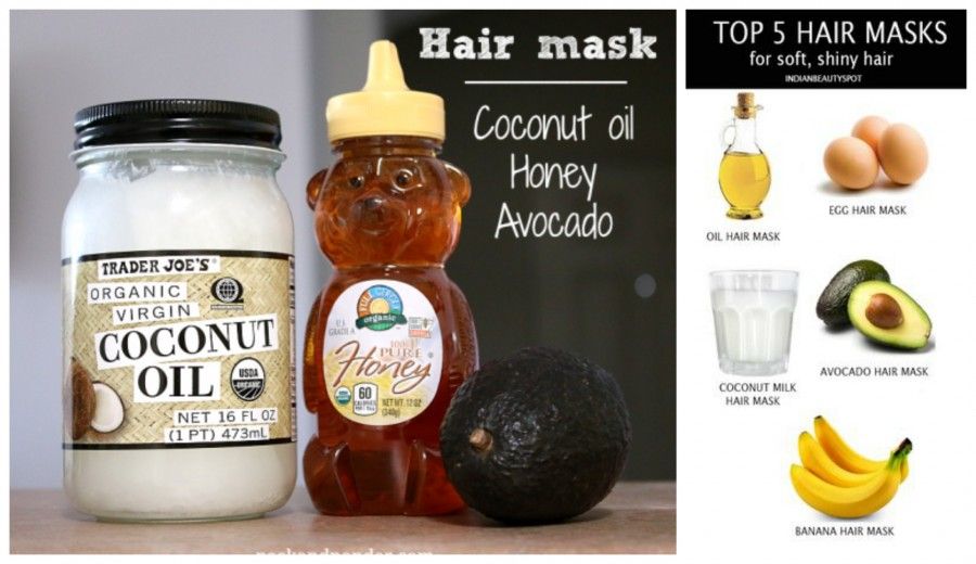 hair mask Collage