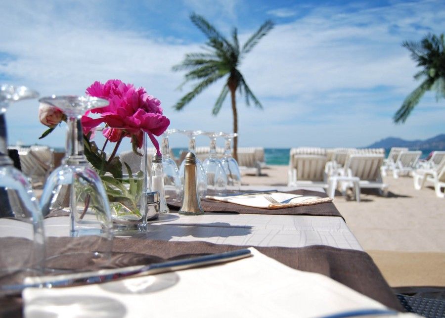 La Mandala sulla spiaggia di Cannes