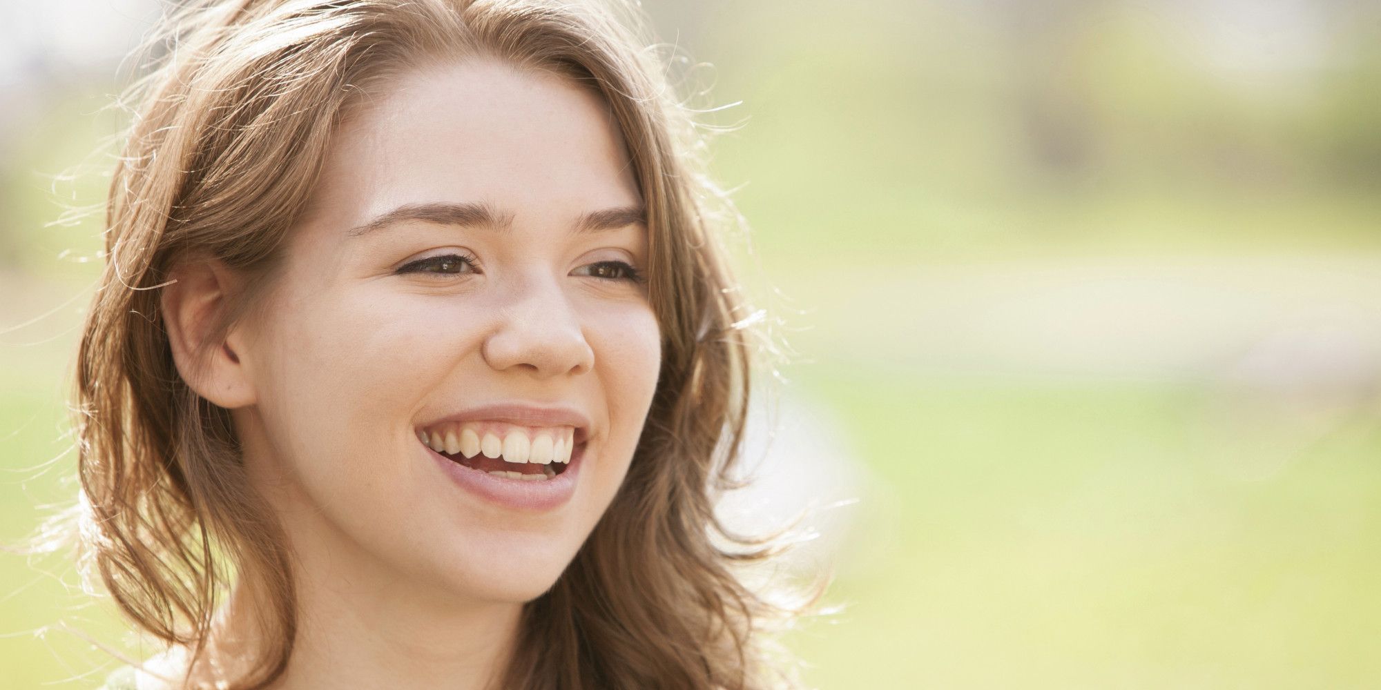 Young woman smiling