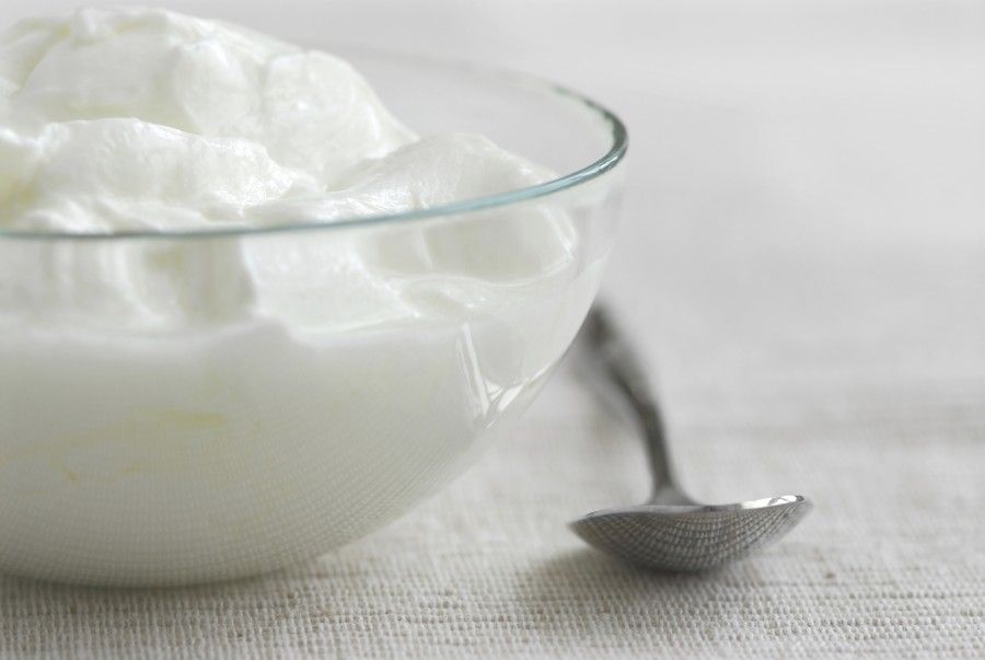 Maschera per i capelli allo yogurt