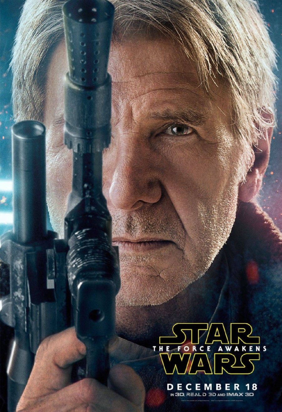 Harrison Ford in Star Wars-il Risveglio della Forza