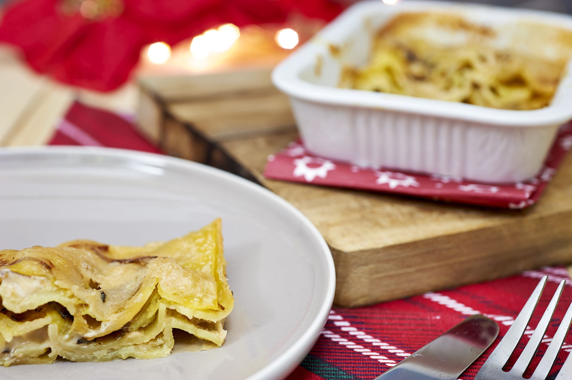 Lasagna invernale ai porri