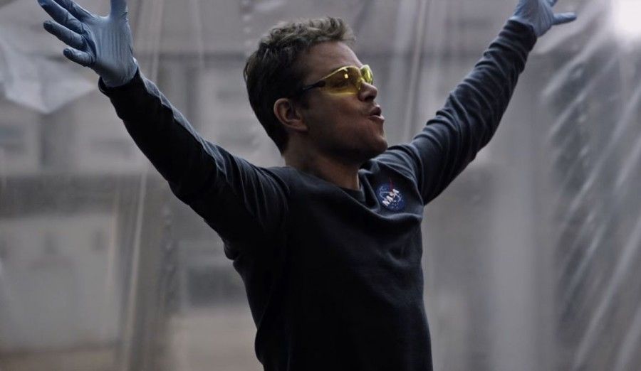 Matt Damon in Sopravvissuto The Martian