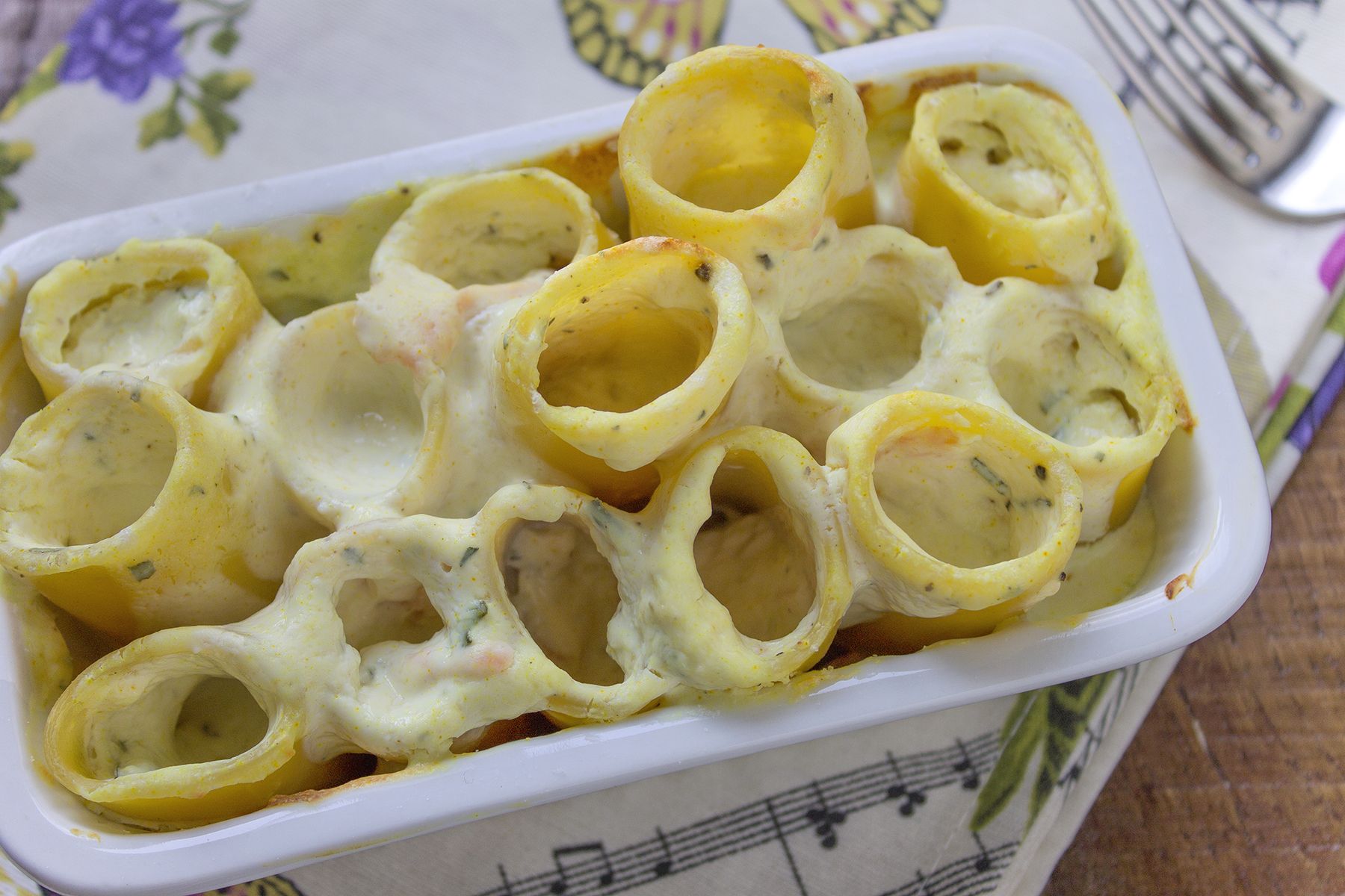 Paccheri con ricotta e salmone