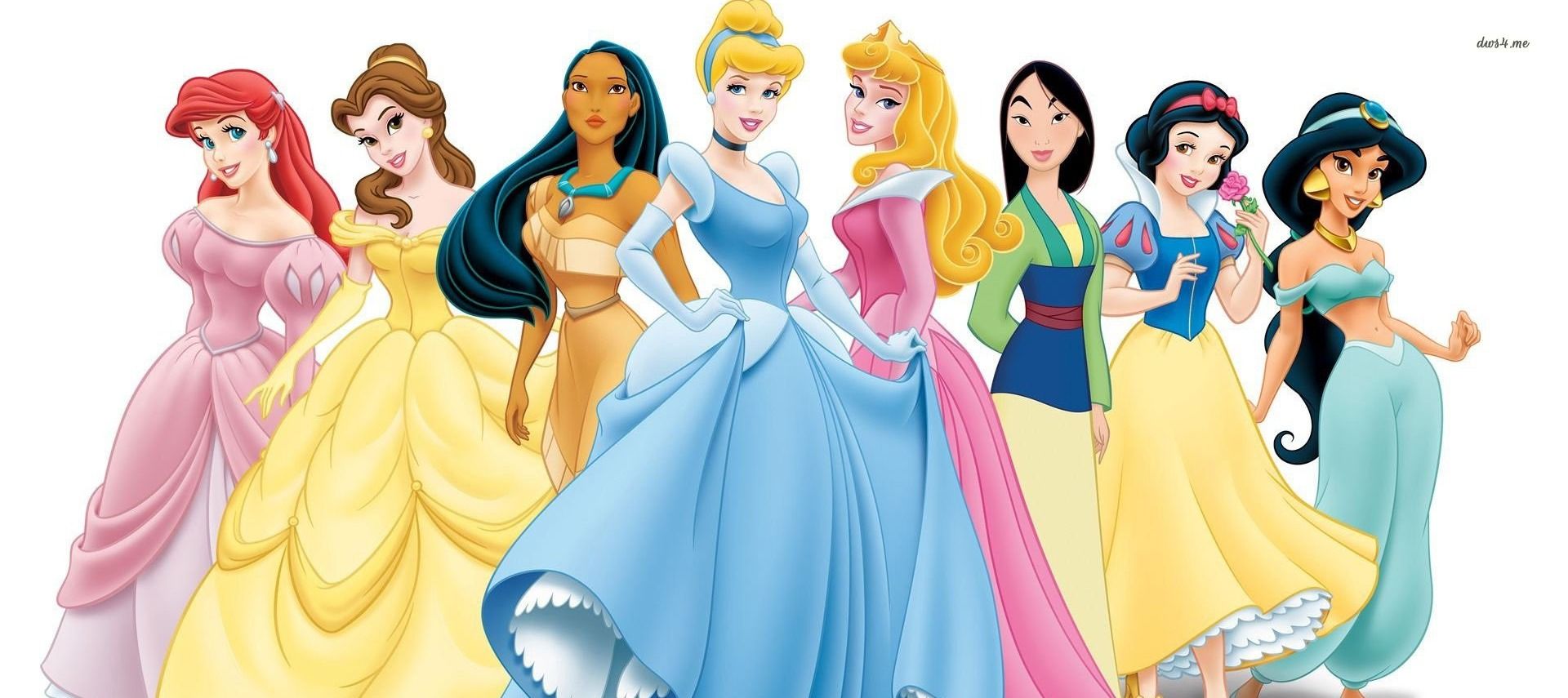Guarda le principesse della Disney senza trucco