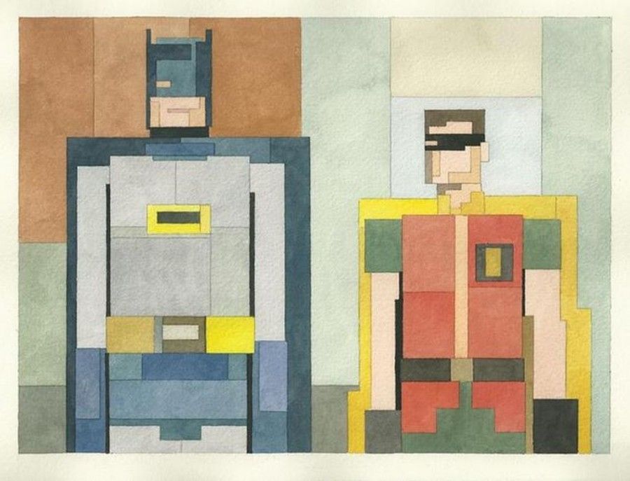 Batman and Robin. Adam Lister