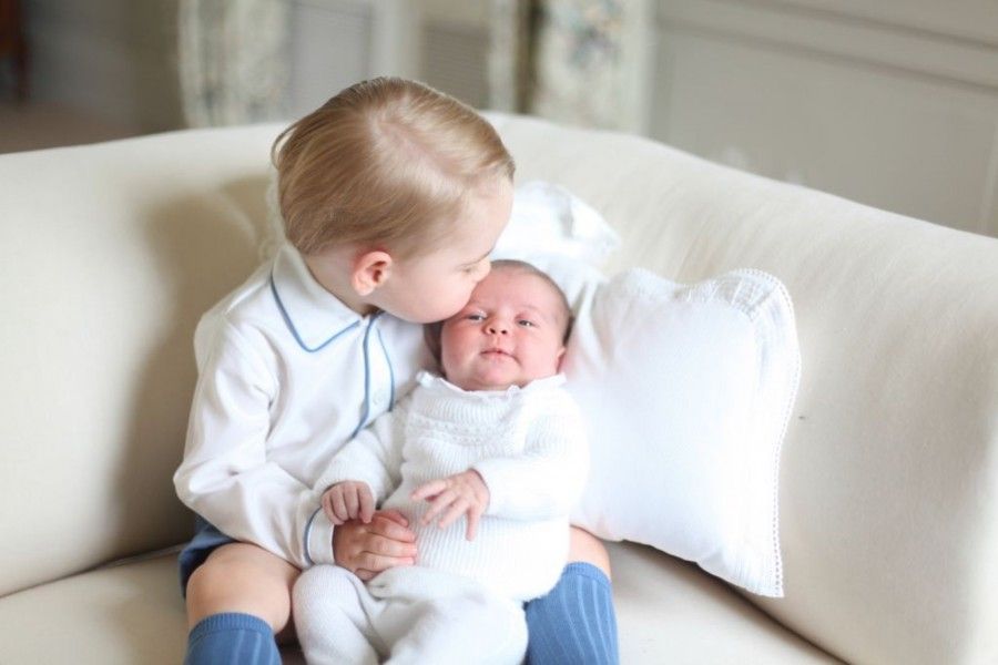 Baby George e Charlotte