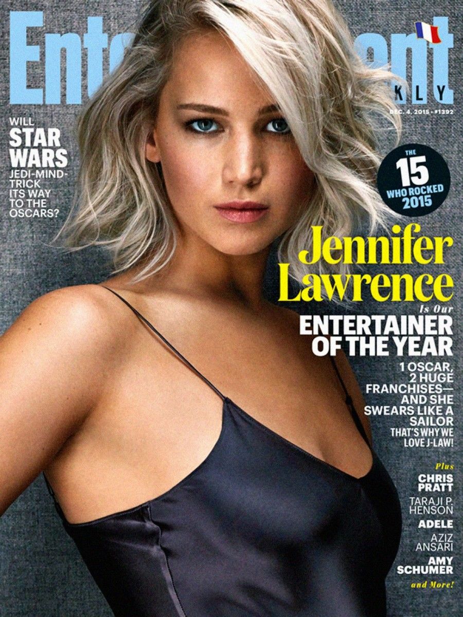 Jennifer Lawrence sulla copertina dell'Entertainment Weekly