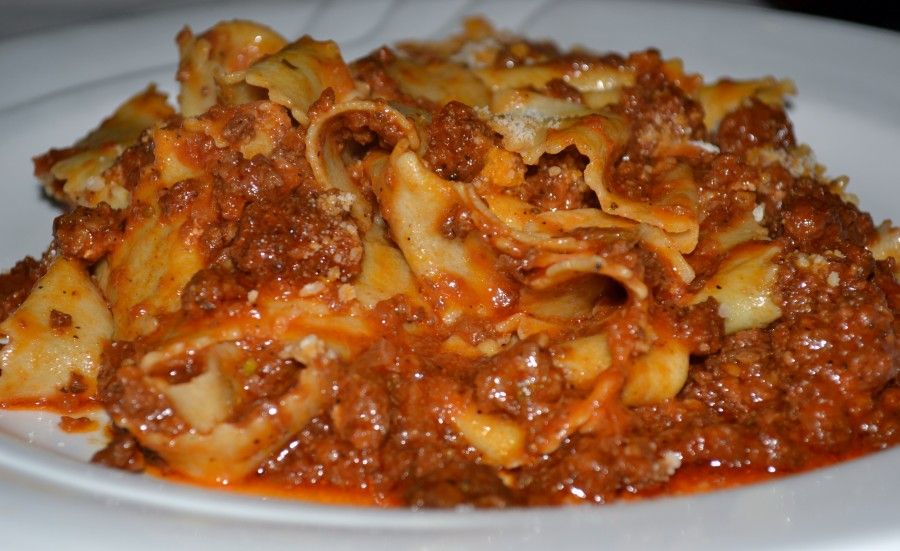 Il ragù alla bolognese