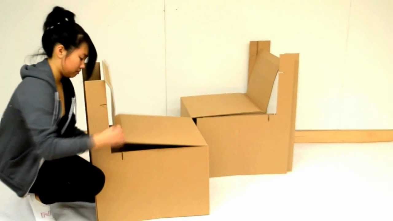Come realizzare una sedia in cartone